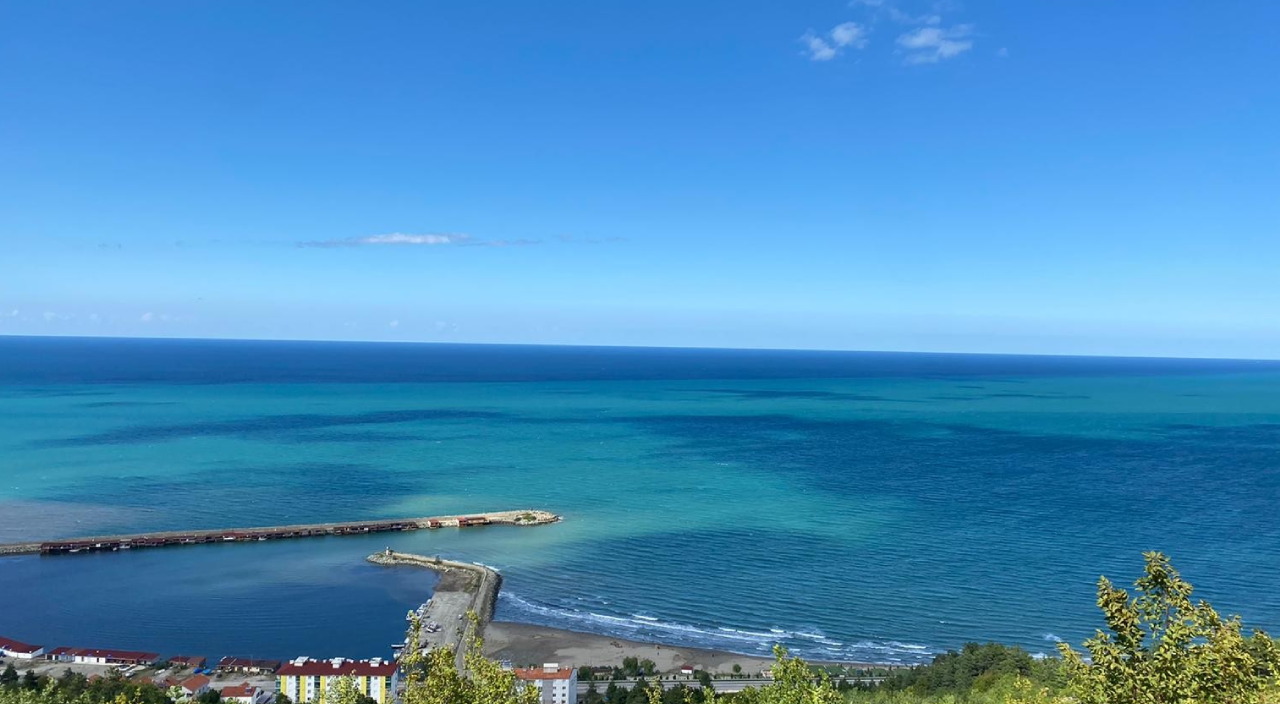 Sinop'ta yaşanan selin ardından deniz tekrar masmavi oldu